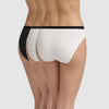 DIM Les Pockets cotton бикини х 3бр - 4С17-4V5