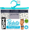 DIM Les Pockets cotton боксер х 3бр - 4С20-A88