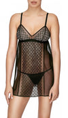 DKNY комплект секси нощница със стринг, 2012