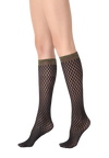 OROBLU Checked Lace VOBC67921 фигурални 3/4 чорапи