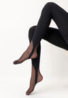 OROBLU Opaque Tights with Gaiter Effect 80 VOBC67539