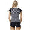 PIHA Geometric Cap Sleeve Zip Rashie, P3432GE