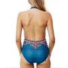 Piha Glastonbury Deep V Neck  цял бански, P4786GY