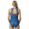 PIHA Glastonbury Mesh High Neck    цял бански, P4488GY