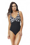 Saint Tropez Wrap Swimsuit - MOONTIDE -  цял бански, M4388SZ