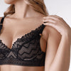 WONDERBRA SPIRIT TRIBAL MIX PADDED TRIANGLE LONGLINE BRA W0ALO